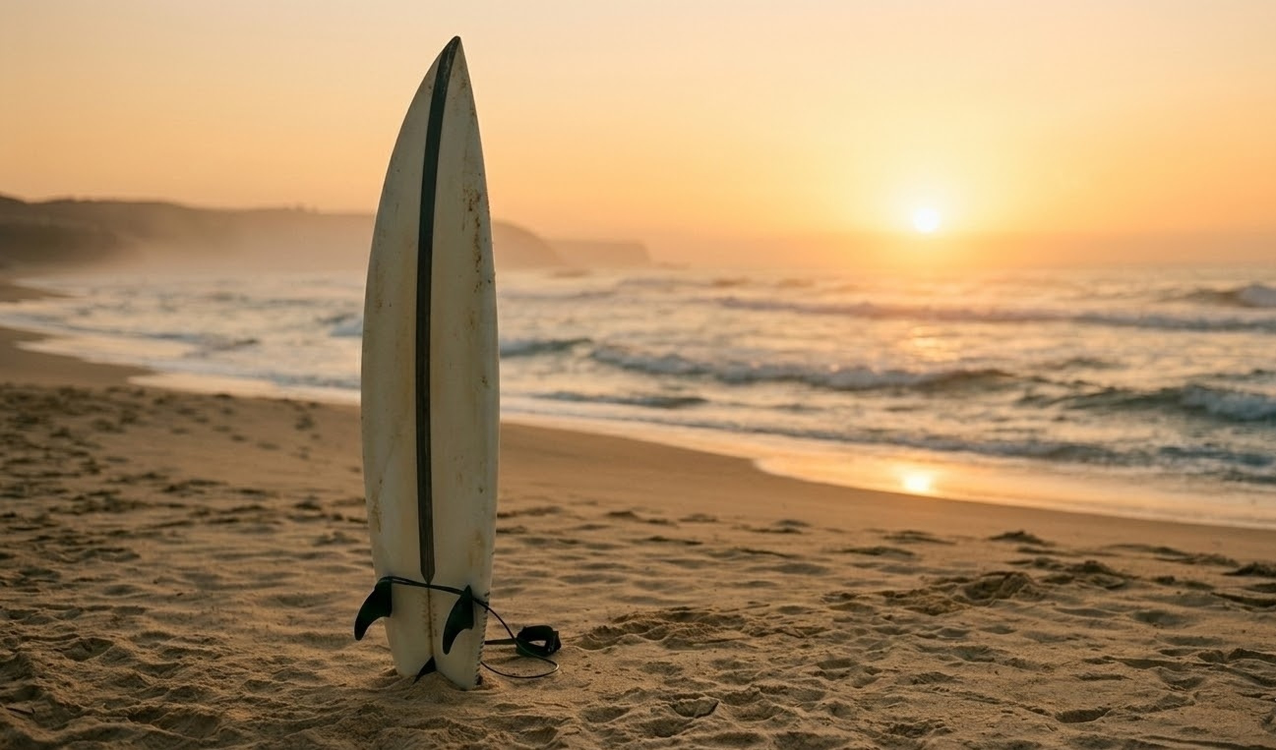 Beach at golden hour